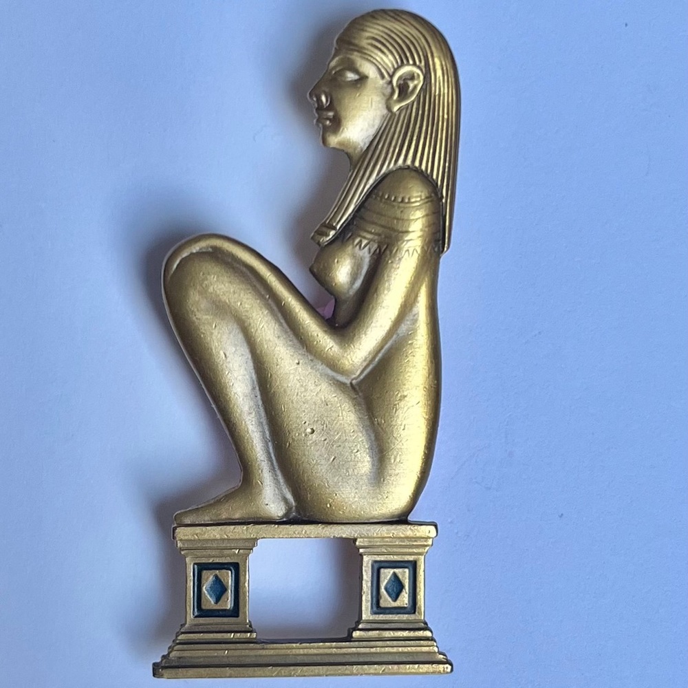 RMA (Ruben Museum of Art) vintage Cleopatra brooch.